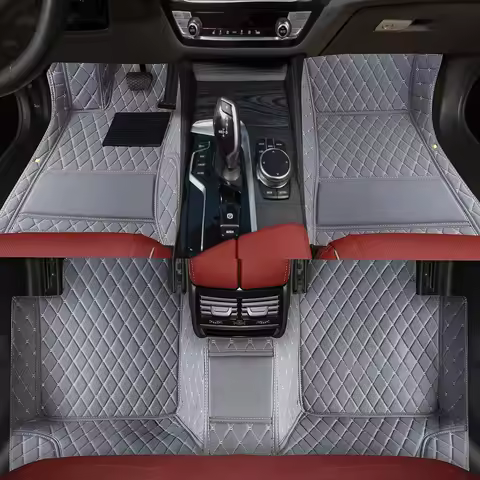 Car floor Mats Fit BMW 8 Series 840i Waterproof Luxury Customized Carpets Interior Liners Full Cover