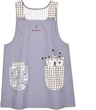 Kusuguru Japan 247001 Apron Cat Round Apron Gray M - L