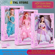 Búp bê barbie cao 30cm búp bê công chúa dễ thương kèm hộp sang trọng món quà tặng đầy ý nghĩa cho bé