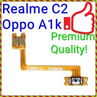 NEW ORI On Off Power Volume Buttons Switch Flex Ribbon for Realme C2 / Oppo A1k / RMX1941 CPH1923 (O
