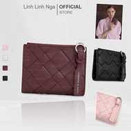 Ivette Woven Top-Zip Small Wallet - CK6-10681212 Genuine full bill