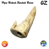 [COD] Pipa Rokok Once Cangklong Motif Tanduk Rusa