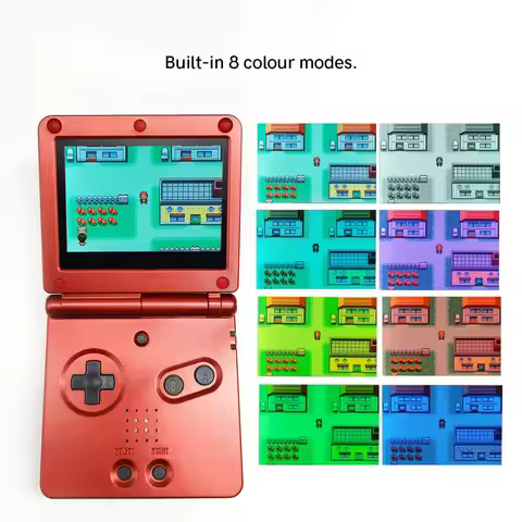 IPS GBA SP OSD Backlight Backlit LCD Replacement Mod Kits New For Game Boy Advance SP NO NEED CUT Sh