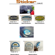 Sticker Japan JDM GLOBE 5% // 3 Star // 4 Star // Sticker Parking (Outside/Inside)*Dropship