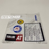 Yamaha Mio nouvo soul stickers, Yamaha guide stickers, Mio detailing stickers, Mio detailing sticker