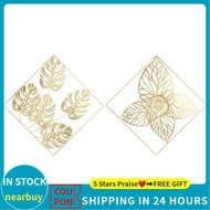 Nearbuy Metal Wall Decoration Unique Iron Gold Decor for Bedroom