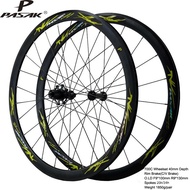 Pasak Road Bicycle 700C Wheelset V C Brake 20H 24H Rim Brakes F9X100 R9X130mm Double Deck Aluminium 