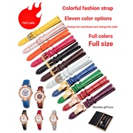 Suitable for folli follie follie LADY BUBBLE Series Notch Cowhide Bracelet Women Genuine Leather Wat