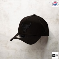 New Era 9 Forty A-Frame Snapback Cap - Chicago Bulls Black
