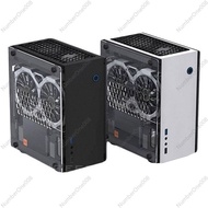 A31S Mini-ITX Case, Supports 1U PSU & 92mm Fans, Transparent Acrylic Panel, Small Form Factor DIY Co