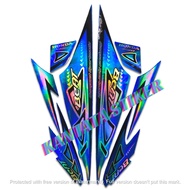STIKER STRIPING LIS LES BODY MOTOR HONDA BEAT KARBU 2011 HOLOGRAM