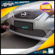 Nissan Almera Lower Aluminium Grill Lower Bumper Grille Gill Insert For Almera (2011-2019) Car Acccessories VACC Auto