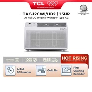 TCL 1.5 HP AI Full DC Inverter Window-Type Air Conditioner - Tac-12Cwi/Ub2 Aircon (75% Energy