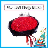 🎉 99 Soap Red Roses Bouquet Soap Rose Flower 520 Valentine's Day Gift Anniversary Marriage Birthday Wedding Graduation