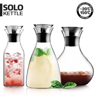 Nordic solo Creative High Temperature Resistant Glass Cool Water Bottle Cold Water Bottle Household 