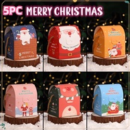 5pcs christmas gift bag Christmas Handle Gift Box Christmas Eve Apple Wrapped Gift Box Christmas Gif