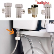 BALLYKA Tee Joint 3 Way T Valve Connector, 3/8' 1/2' 9/16' 15/16' Durable T Valve Adapter Connector,