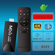 【Fast-selling】 Mxqmini Tv 10 Quad Core Support 4k Hd Play Store 2.4g Wifi Smart Tv Box H.265 Media Player Set Box