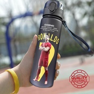 Ronaldo Water Bottle Premium Protein Shaker Blender Bottle Free Bottle Mixer Bottle Gym Sports Z3n2
