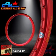 วงล้ออลูมิเนียม ล้อ COM EXTREME ALL ll NEW ขนาด 1.40 X 17 ขอบเรียบ จำนวน 1 วง ล้อคอม เอ็กซ์ตรีม ตัวใ