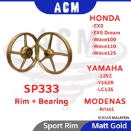 ACM Sport Rim SP 333 with bearing and bush 5 kaki Sportrim EX5 Dream Wave 100 125Z Y15ZR LC135 135LC