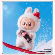 IQAngel labubu V3 Coca-Cola loạt hợp thời trang Đồ chơi dễ thương Vinyl figurine bao gồm ẩn mô hình