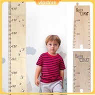 (VIP)  Kids Height Ruler Precise Measurement Baby Ruler Wooden Kids Growth Chart for Boys and Girls 