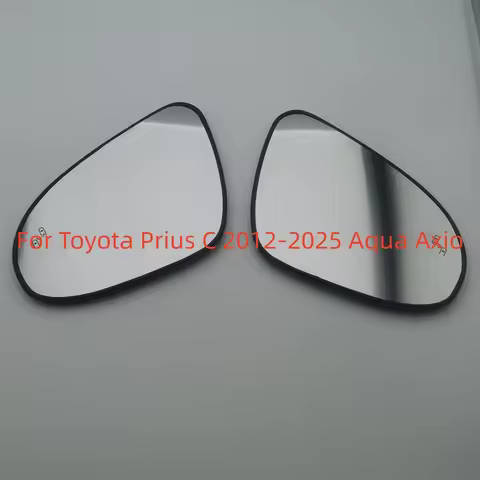 Wide Angle Side Rearview Mirror Lens With Blind Spot For Toyota Prius C 2012‑2025 Aqua Axio Premio R