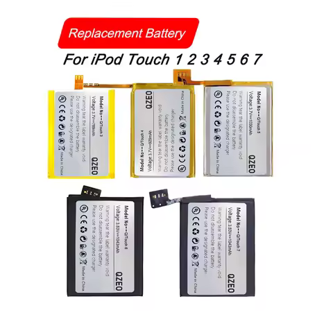 Replacement Battery for iPod Touch 1 2 3 4 5 6 7 3th 4th 5th 6th 7th Touch3 Touch4 Touch5 Touch6 616