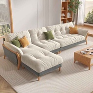 [🔥Free Delivery🚚🔥]Modern Simple Straight Row Sofa Living Room Color Matching Sofa solid wood sofa single sofa lounge sofa fabric sofa 2 Seater 3 Seater 4 Seater