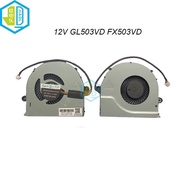 *12V CPU Cooling Fans Laptop Radiator Fan Cooler Fan For ASUS FX503VD GL503VD GL703VD ROG Strix GL50