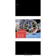 USED SPORT RIM 15 INCH BOLEH GUNA spare TAYAR 4X100 PCD MODEL RM180 1BIJI RIM