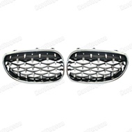 กระจังไตด้านหน้า Hardingsun สไตล์เพชรตะแกรงโครมเมียมสำหรับ BMW 5-ชุด E61 E60 5ชุด550I 535I 520I 5ชุด