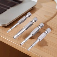 GE 7 Pcs 5 Point Torx Screwdriver Bits 50mm S2 Magnetic Star Screw Driver 1/4" Hex Shank T10 T15 T20