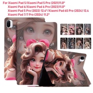 For Xiaomi Pad 5 Pro Pad 6 Pro 11.0''12.4" Pad 7 Pro 11.2" Xiaomi Pad 6s pro 12.4 Tablet Case Lovely