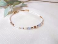 天空之城 ‧ 捷克珠 貓眼石 水晶 串珠 細手環