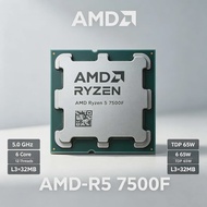 AMD | AMD Ryzen 5 7500F CPU 6 Core 12 Thread 3.7GHz AM5 5nm DDR5 Desktop Processor 32MB L3 Cache Ori