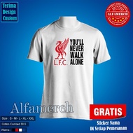 COOL!!! Distro T-Shirt REDS LIVERPOOL YNWA 2 Men's ALFAMERCHBIG