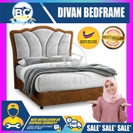 [FREE GIFT RM159 KING KOIL PILLOW ]   Montreal Foundation Divan / Solid Divan Bed / Bedframe / Katil Hotel / 5 Star Hotel Bed - Single / Super Single / Queen / King Size