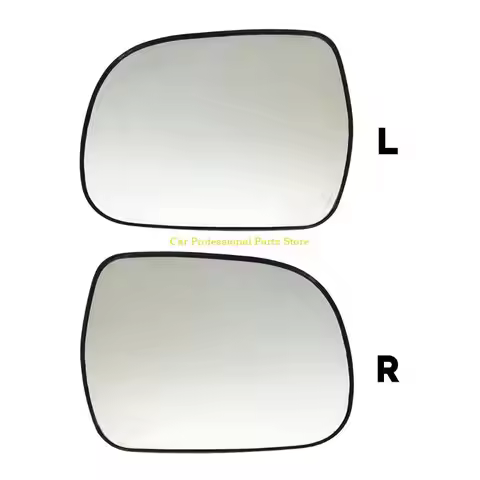R53D Upgraded Right/Left Side Heated Wing Mirror Glass Replacement ABS & Glass Compact-size Suitable