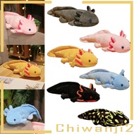 [Chiwanji2] Axolotl Plush Doll 17.72inch Lifelike Axolotl Plush Throw Pillow Axolotl Plush