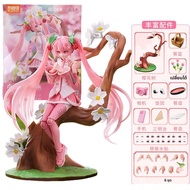 Blokees Sakura Miku Action Figure Hatsune Miku Pantastics Figurine Miracle Edition ประกอบของเล่นของข