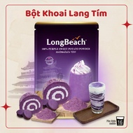 LongBeach Purple Sweet Potato Powder 200g | Purple Sweet Potato Powder 100% | Natural Purple for Lat