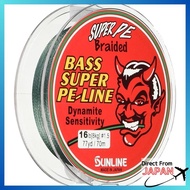 SUNLINE PE Line Bass Super 70m 4号 46lb Deep 2号 24lb 3号 35lb 5号 56lb 6号 66lb