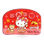 SANRIO - HELLO KITTY 港版 2025 蛇年 賀年 紅色 防滑 地毯 地氈 地墊 腳踏墊 玄關 新年 裝飾 凱蒂貓 吉蒂貓 (出入平安)