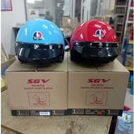 SGV NEW WING HELMET (RED / BALDI BLUE)