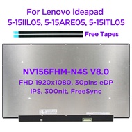 15.6" IPS Laptop LCD Screen NV156FHM-N4S fit B156HAN02.1 AA FA ZA N156HCA-EAC C1 LP156WFH-SPP3 for L
