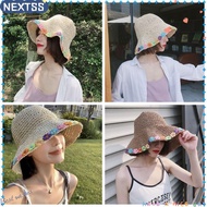 NEXTSS Straw Hat, UV Protection Casual Fisherman's Hat,  Breathable Foldable Beach Hat