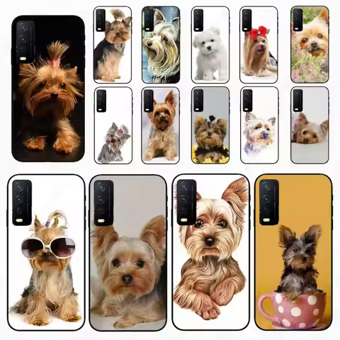 funda yorkshire terrier dog puppy Phone cover For vivo V21E V23E Y30 V27E 5G Y20S Y31 Y11S Y35 2021 