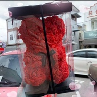 LOCAL STOCK Valentine'S Day Artificial Rose Lovely Rose Bear Foam+ Box